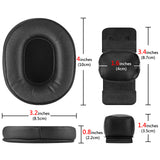 Geekria QuickFit Headphones Ear Pads Kit for Glasses, Compatible with Audio-Technica ATH M50X, M50XBT, M50xBT2 M50, M40X, M30, M20 Headset Ear Cushion with Pressure Relief Pads, Ear Cups Cover