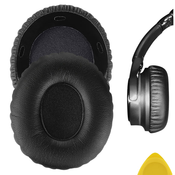 Geekria QuickFit Replacement Ear Pads for SONY MDR-10RC Headphones Ear Cushions, Headset Earpads, Ear Cups Cover Repair Parts (Black)