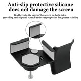 Geekria Clamp-On Headphone Holder for Monitor, Screen Mount Headset Hook, Space-Saving Gaming Headphone Hanger Compatible with Sennheiser, Bose, Sony, Beats, Razer (Black, 2 Pack)