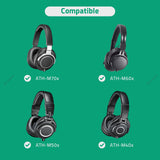 Geekria Audio Cable Compatible with ATH ATH-M70x/M60x/M50x /M40x, M50xrd M50xwh Headphones, 2.5mm Aux Replacement Stereo Cord (4 ft/1.2 m)