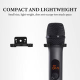 Geekria for Creators Microphone Wall Mount Holder, Wired and Wireless Mics Storage Hanger, Space-Saving Design for Home, Office, Recording Studio, Easy Installation (Black)