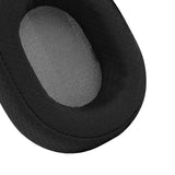 Geekria Comfort Mesh Fabric Replacement Ear Pads for Corsair HS65, HS55 Headphones Ear Cushions, Headset Earpads, Ear Cups Cover Repair Parts (Black)