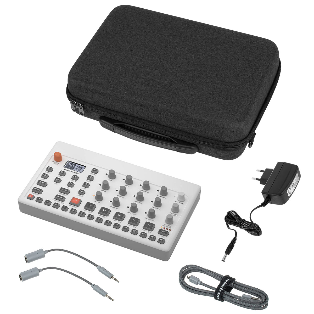 Geekria Audio Interface Carrying Case, Compatible Elektron Model Sampl