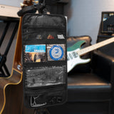 Geekria Elite Guitar Accessory Organizer, Foldable Bag, Easy Access Pockets Case, Picks Parts Holder Storage (Dark Grey)