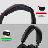 Geekria Sheepskin Headband Pad Compatible with Bowers & Wilkins Px8 /Px7S3/ Px7S2/ Px7S2e (Not Compatible with Px7) Headphones, Replacement Band Repair Part (Black)