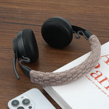 Geekria 2Pcs Replacement Headband Cover for Logitech Zone Wired/ 750/ 900/ Wireless/ 300/ 301, Sennheiser HD1 In-Ear, Sony WI1000X, Bose QC30 Headphones (Light Brown)
