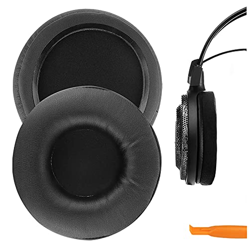 Geekria PRO Extra Thick Replacement Ear Pads for ATH-AD1000X AD2000X Ad700 Ad900x A500 A500x AD500x A700 A900x A950lp Headphones Ear Cushions, Headset Earpads, Ear Cups Cover Repair Parts (Black)