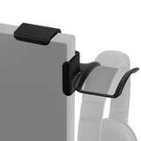 Geekria Clamp-On Headphone Holder for Monitor, Screen-Mount Gaming Headset Hanger Hook, Compatible with Sennheiser, Bose, Beats, Razer, HyperX, Sony Headphones (Black)