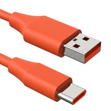 Geekria USB Speakers Short Charger Cable Compatible with JBL Flip 7/6, CHARGE 6/5, GO 4/3, Clip 5/4, USB-C/Type-C Replacement Power Charging Cord (1ft/30cm 2-Pack)