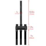 Geekria Universal Portable BT Speaker Mounts Compatible with JBL, Bose, Sony, Anker Speaker, with Adjustable Strap, Hang on Holder Bar Rail Securely, Fits Outdoors, Golf Cart, Biking
