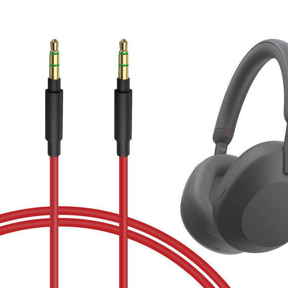Geekria Audio Cable Compatible with Sony WH-XB920N, WH-1000XM6/1000XM5/1000XM4, Skullcandy Hesh Evo/3, Crusher Evo Headphones, 3.5mm Replacement Stereo Cord (3.2 ft/1 m)