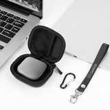 Geekria Shield Earbuds Case Compatible with T5 II True Wireless, Replacement Portable Hard Shell Travel Carrying Bag with Cable Storage (Grey)