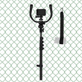 Geekria Pickleball Baseball & Content Creator Fence Mount, Compatible with iPhone17, DJI Osmo Action 6, GoPro Hero 13, Adjustable Phone / Action Cam Holder for Sports Recording (6FT / 185CM)