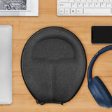Geekria Shield Headphones Case Compatible with Sony WH-CH710N, Skullcandy Hesh Evo, Sennheiser HD 450BT and More, Replacement Hard Shell Travel Carrying Bag (Black)