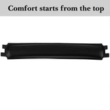 Geekria Protein Leather Headband Pad Compatible with HyperX Cloud Stinger/ Stinger 7.1/ Stinger Wireless Headphones, Replacement Band Repair Part (Black)