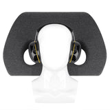 Geekria Headphone Sleep Pillow, Comfort Sponge with Removable Washable Cover, Compatible with 3M WorkTunes Connect Wireless, PROHEAR 037, Honeywell Howard Leight Impact Sport Headphones