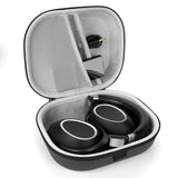 Geekria Shield Headphones Case Compatible with Sennheiser PXC 550-II Wireless, EPOS ADAPT 660 Replacement Hard Shell Travel Carrying Bag with Cable Storage (Grey)