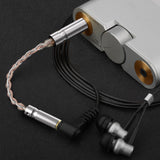 Geekria Apollo 4N OCC and Single-Crystal Silver Upgrade Cable/ 4.4MM Balanced Male to 2.5MM Balanced Female Adapter Cord / 4 Cores Conversion Audio Cable (0.42ft)