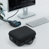 Geekria Hard Shell Travel Case, Compatible with GL.iNet Comet Pro (GL-RM10), Remote KVM Switch Carrying Bag (Dark Gray)