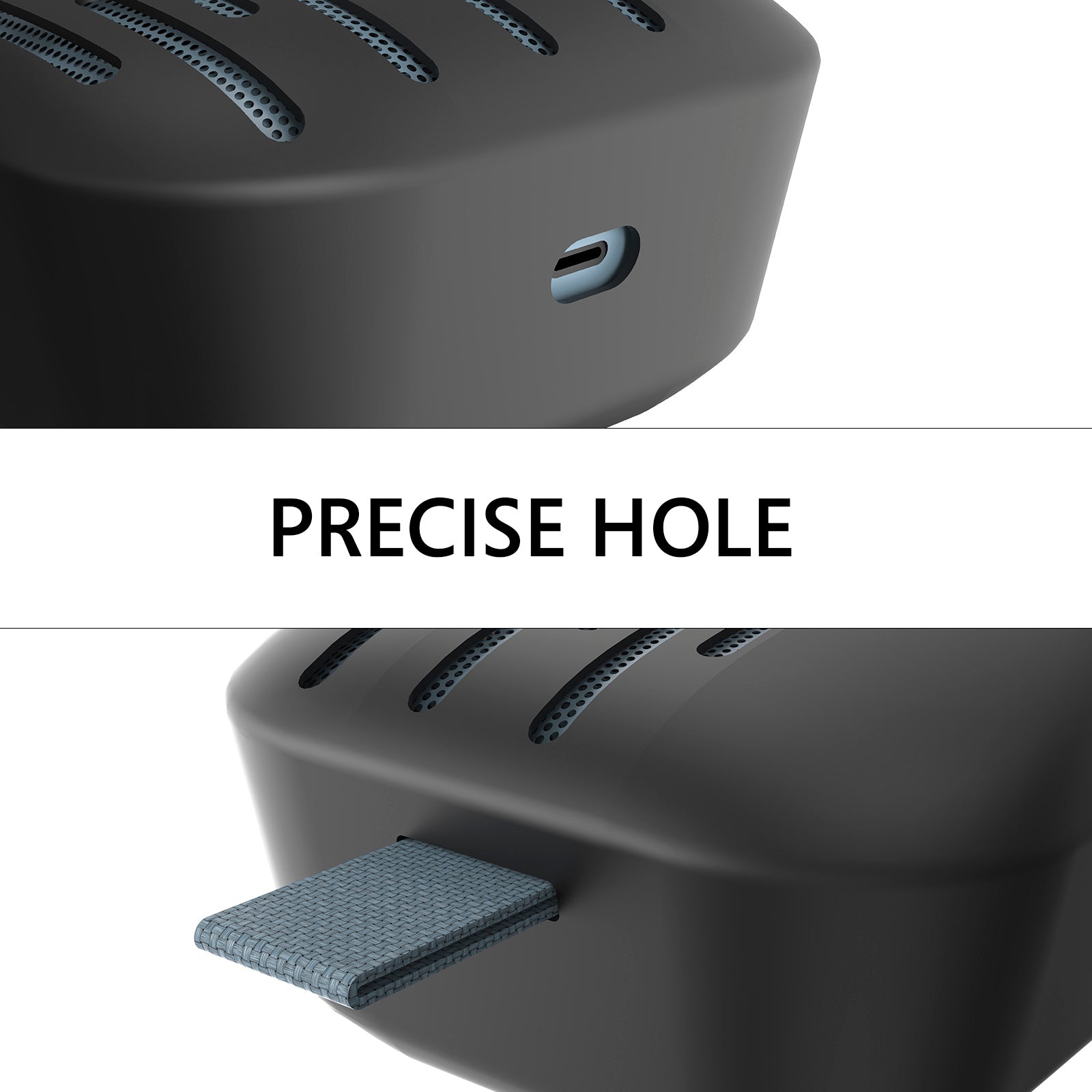 Housse Silicone Pour Bose SoundLink Max – Protection Complète Avec Bandoulière – Accès Aux Boutons – Bleu – Coque Souple Anti-chocs Et Rayures