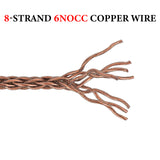 Geekria Apollo 4.4mm Balanced Cable, 5-Pole Male to Male,8 Strands 6N OCC Single Crystal Copper, for iFi Zen DAC V2/V3, Zen Can, Zen Blue3 (NOT for3.5mm devices) - 18cm