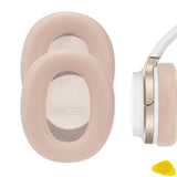 Geekria QuicFit Replacement Ear Pads for Edifier W860NB Pro Headphones (Not Compatible with Edifier W860NB Gen1), Repair Parts (Light Brown)