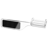 Geekria for Creators Acrylic Headphone Holder for Monitor, No-Drill Adhesive Headset Hook for Curved and Flat-Screen Monitors, Space-Saving Organizer for Gaming Desk and Home Office, Clear