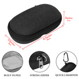 Geekria Shield Smart Glasses Case Compatible with Bose Frames Audio / Frames Tenor / Frames Soprano Bluetooth Sunglasses, Hard Shell Protective AR Glasses Carrying Case, Replacement Travel Bag