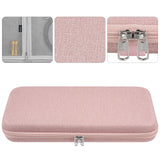 Geekria Keyboard Carrying Case, Hard Shell Protective Travel Bag, Compatible with Logitech MK470, Logitech K585, Logitech K580, Logitech MK470 Slim Wireless Keyboard and Mouse Combo (Pink)
