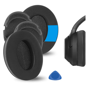 Geekria Sport Cooling Gel Replacement Ear Pads for Sony WH-1000XM3, 1000 XM3 Headphones Ear Cushions, Headset Earpads, Ear Cups Cover Repair Parts (Black)
