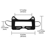 Geekria 50PCS VR Cartoon Disposable Face Mask VR Headset Mask, VR Eye Cover, VR Headset Cover Mask Universal Mask for VR Compatible with Meta Quest 3/Quest 2/Quest Pro PSVR2 for Adults (Black Cat)