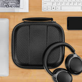 Geekria Shield Headphones Case for Lay Flat Over-Ear Headphones, Replacement Hard Shell Travel Carrying Bag, Compatible with Bose QC Ultra II, B&O Beoplay H95, Sony WH-CH520 Headsets (Black)