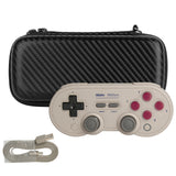 Geekria Game Controller Case Compatible with RunSnail 8Bitdo SN30 Pro SF30 Pro Gamecube Controller Hard Shell Storage Travel Case