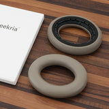 Geekria Comfort Replacement Ear Pads Compatible with Sennheiser Accentum, Accentum Plus Wireless Headphones Ear Cushions, Headset Earpads, Ear Cups Cover Repair Parts (Taupe)