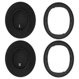 Geekria SNAP Magnetic Ear Pads for Beats Studio 2/3 Wireless Series Easy Switch Ear Cushions, Exchange Earpads in Seconds (Black Velour, 1 Pair)