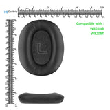 Geekria QuickFit Replacement Ear Pads for Edifier W820BT, W828NB Headphones Ear Cushions, Repair Parts (Black)