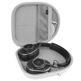Geekria Shield Headphones Case Compatible with Sony, Bose, EDIFIER, Audio Technica and More, Replacement Hard Shell Travel Carrying Bag with Cable Storage (White)