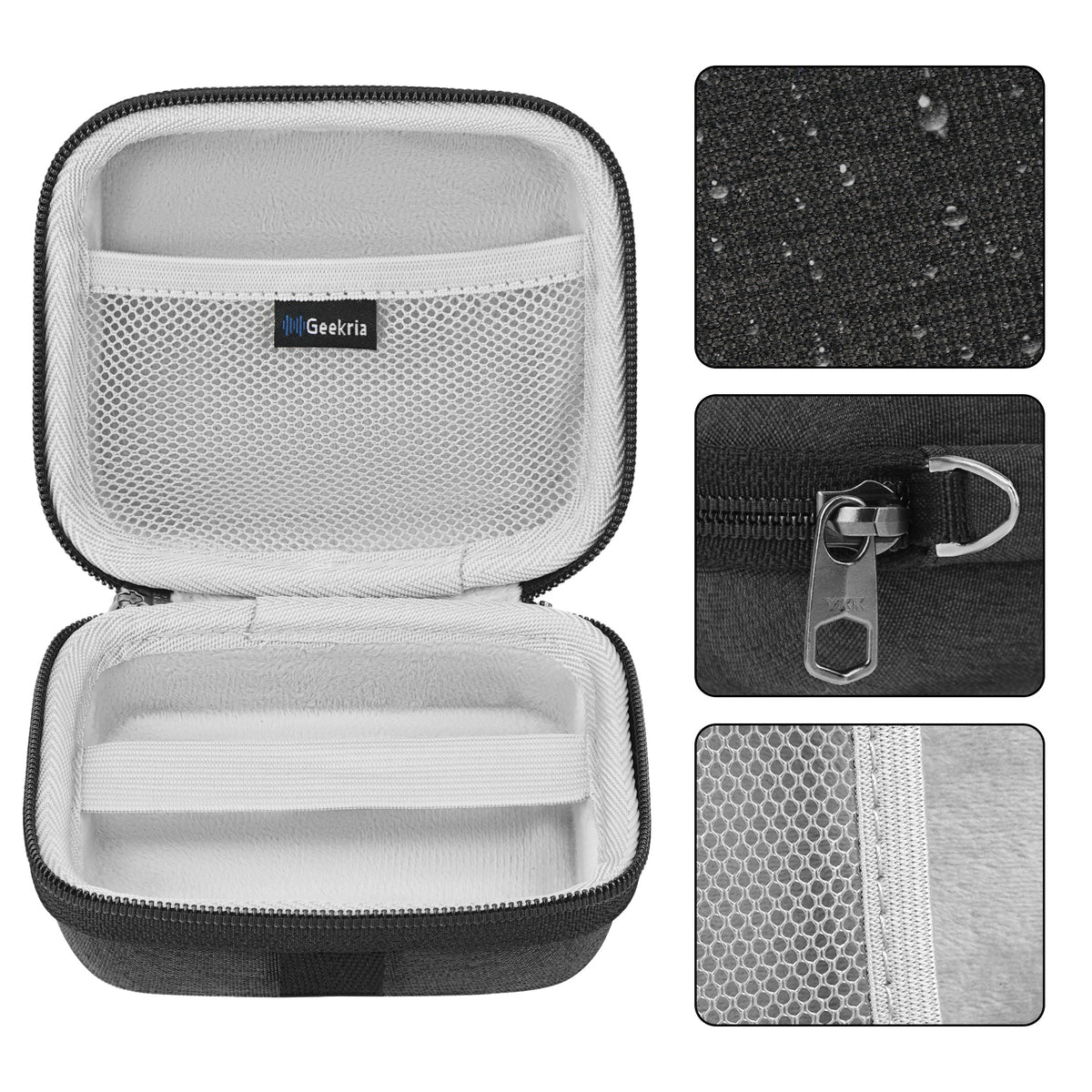 Geekria Shield Speaker Case Compatible with JBL Go 5/4/3, Go 3 Eco Cov