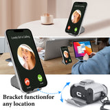 Geekria Rugged Case Cover Compatible with AirPods 4th Generation (2024) Support MagSafe, Full Drop Protection Cover with Phone Holder and Back Magnetic Suction Function