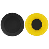 Geekria QuickFit Leatherette Replacement Ear Pads for Sennheiser HD25, HD25-II, HD25SP, HD25SP-II, Limited 75th Anniversary Edition Headphones Earpads, Ear Cups Cover Repair Parts (Yellow)
