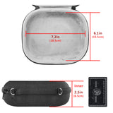 Geekria Shield Headphones Case Compatible with Sennheiser PXC 550-II Wireless, EPOS ADAPT 660 Replacement Hard Shell Travel Carrying Bag with Cable Storage (Grey)
