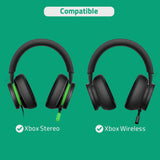 Geekria Replacement Ear Pads (With Video Guide) for Microsoft Xbox Wireless/Stereo Gaming Headset Headphones Ear Cushions, Repair Part (Black)