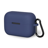 Geekria Silicone Case Cover Compatible with Soundcore by Anker AeroClip True Wireless Earbuds, Protective Earphones Skin Cover with Keychain Hook, Charging Port Accessible, Durable (Blue)