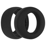 Geekria Comfort Mesh Fabric Replacement Ear Pads for Sony PlayStation Pulse Elite Headphones Ear Cushions, Headset Earpads, Ear Cups Cover Repair Parts (Black)