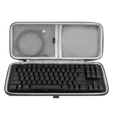 Geekria TKL Keyboard Case, Compatible with Razer BlackWidow Lite TKL, Keychron K8 / K8 Pro, SteelSeries New Apex 9TKL / Apex ProTKL Gen 3 Hard Shell Travel Carrying Bag (Slim)