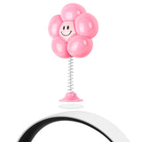 Geekria Sunflower Headband Decoration for Over-Ear Headphones, DIY Shakeable Accessory with Adhesive Stickers, No Tools Needed, Perfect for Parties & Gaming Headsets (Pink)