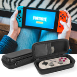 Geekria Game Controller Case Compatible with RunSnail 8Bitdo SN30 Pro SF30 Pro Gamecube Controller Hard Shell Storage Travel Case