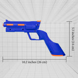 Geekria VR Gun Stock Compatible with Meta Quest 3, Shooting Game Grip Accessories, Enhanced FPS Games Reality Holding Feels, Hard Shell Anti Slip Handle Attachments (Blue, 1 Pair)