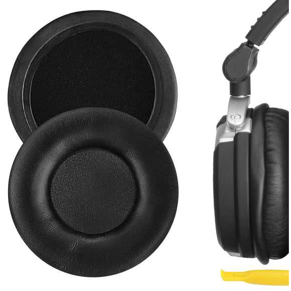 Geekria QuickFit Replacement Ear Pads for AKG K518, K518DJ, K81, K518LE Headphones Ear Cushions, Headset Earpads, Ear Cups Cover Repair Parts (Black)