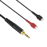 Geekria Audio Cable Compatible with Sennheiser HD25, HD25-1, HD25-1 II, HD25-13, HD25-C Headphones Cable, 1/8" (3.5mm) Replacement Stereo Cord (8 ft / 2.5 m)